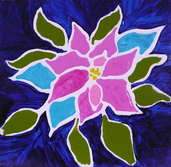 Holiday Joy-Navy by Mary Ellen Mogee