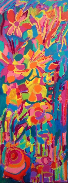Mosaic Floral 1 by Mary Ellen Mogee
