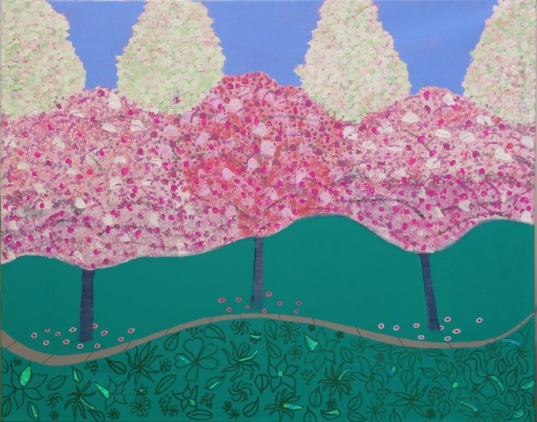 Click here to view Cherry and Pear Trees by Mary Ellen Mogee