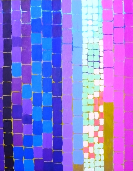 Click here to view Wisteria in the manner of Alma Thomas by Mary Ellen Mogee
