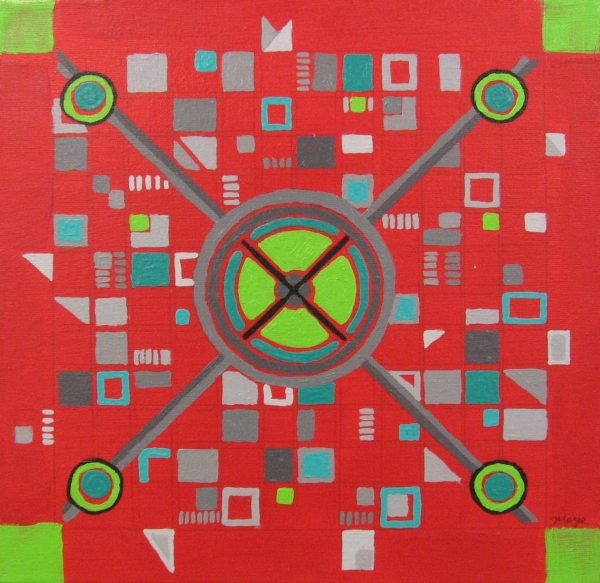 Click here to view City Grid by Mary Ellen Mogee