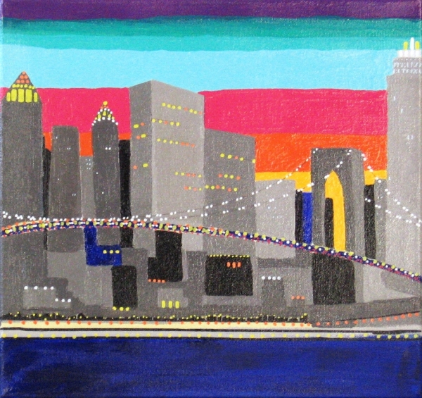 Click here to view City at Sunset by Mary Ellen Mogee
