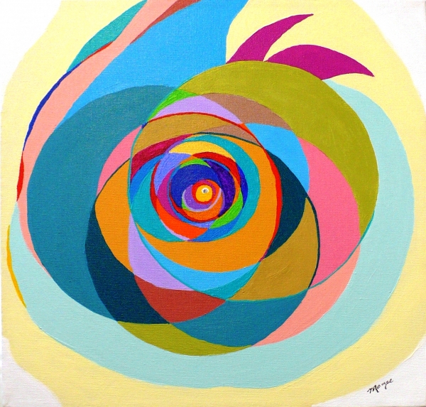 Click here to view Intersecting Circles I by Mary Ellen Mogee