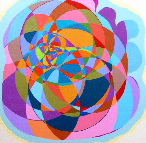 Click here to view Intersecting Circles II by Mary Ellen Mogee