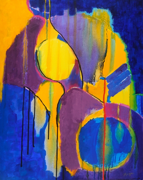 Click here to view Softening 1 (Blue Violet) by Mary Ellen Mogee