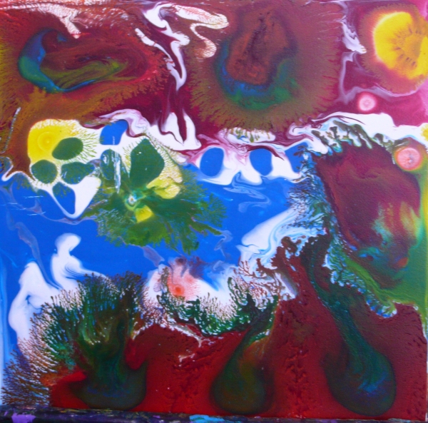Click here to view Pour Landscape by Mary Ellen Mogee