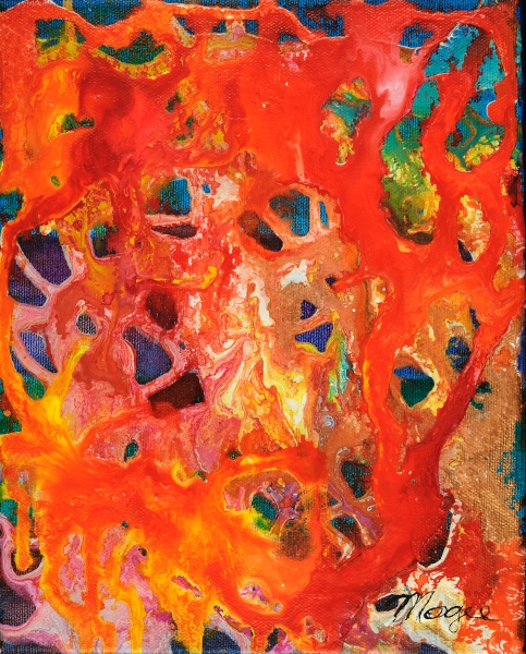 Click here to view  Burning Bushes Pour  by Mary Ellen Mogee