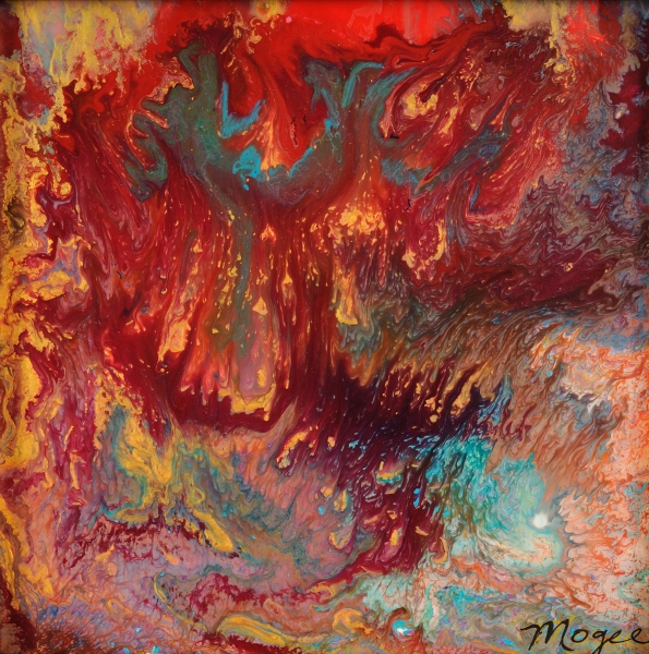 Click here to view Inexpressible (formerly 8x8 pour #1) by Mary Ellen Mogee