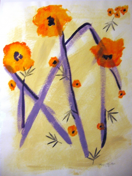 Click here to view Orange Flowers by Mary Ellen Mogee